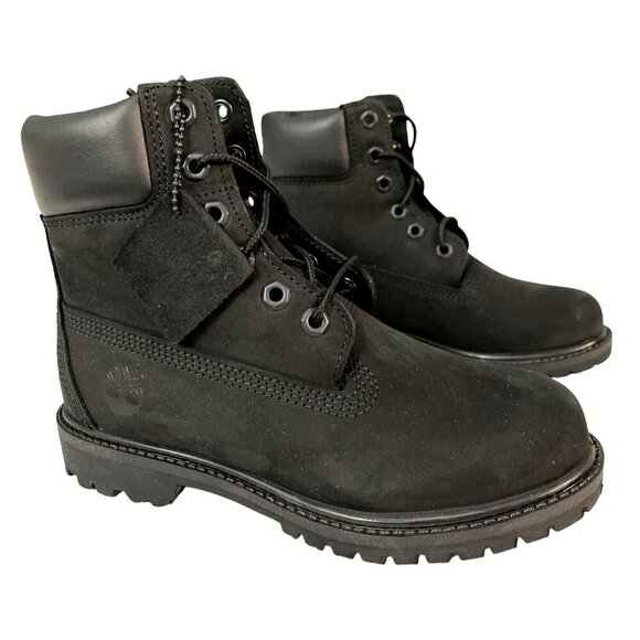 Timberland Waterproof Black Linden Boots Size 5 NEW - Picture 1 of 9